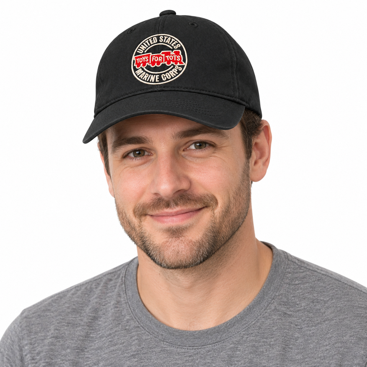 Black TFT Circle Embroidered Hat
