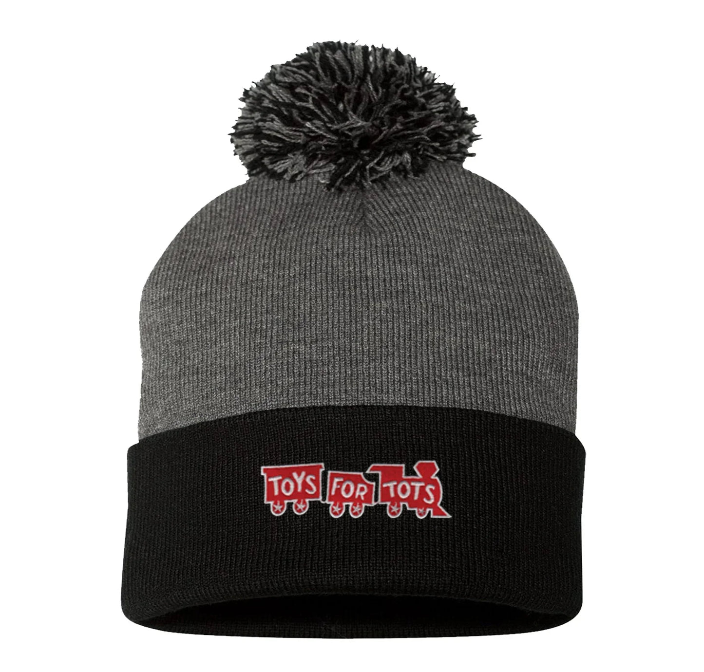 TFT Pom-Pom Embroidered Beanies - TFT GIFT SHOP