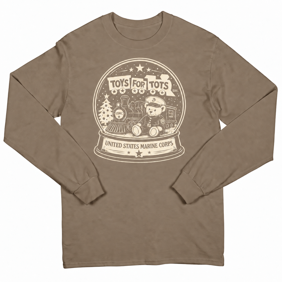 TFT Snow Globe Long Sleeve - Chocolate