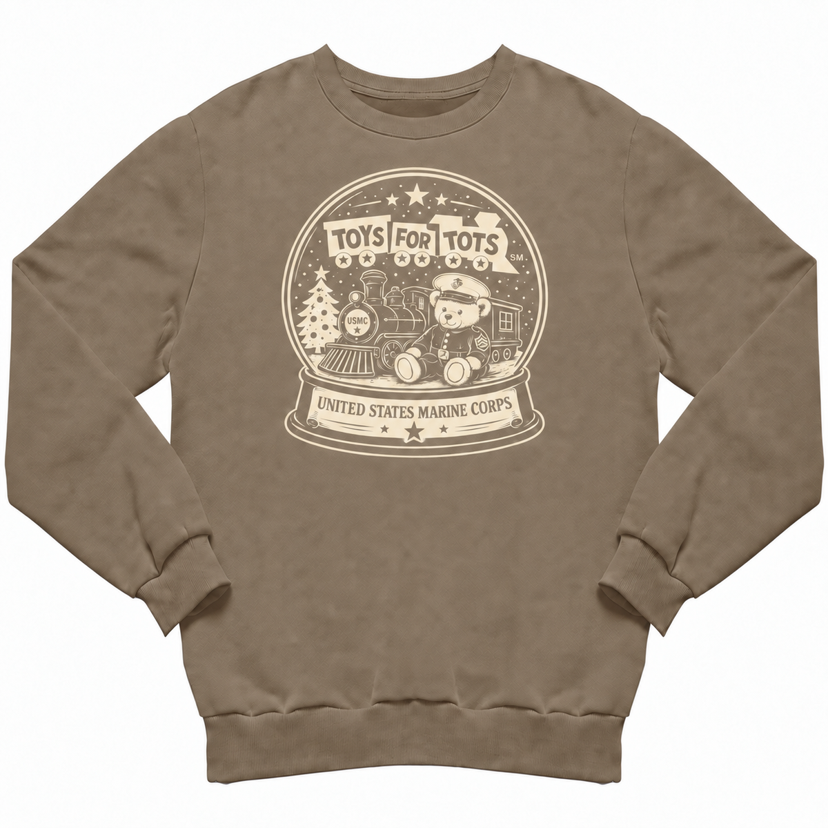 TFT Snow Globe Sweatshirt - Chocolate