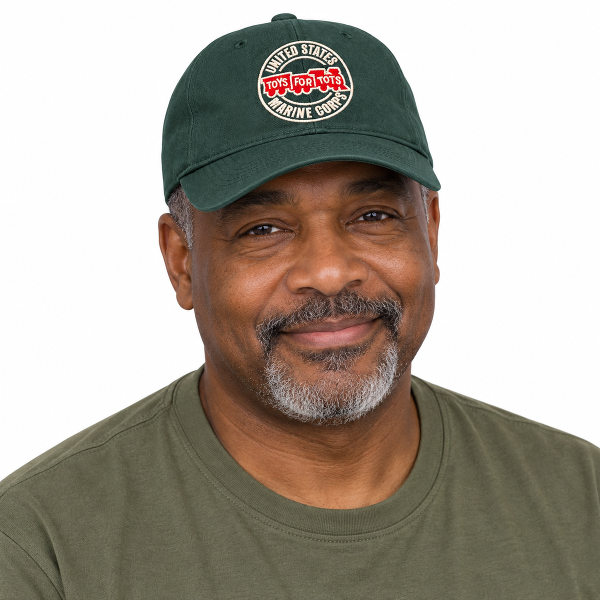 Forest Green TFT Circle Embroidered Hat