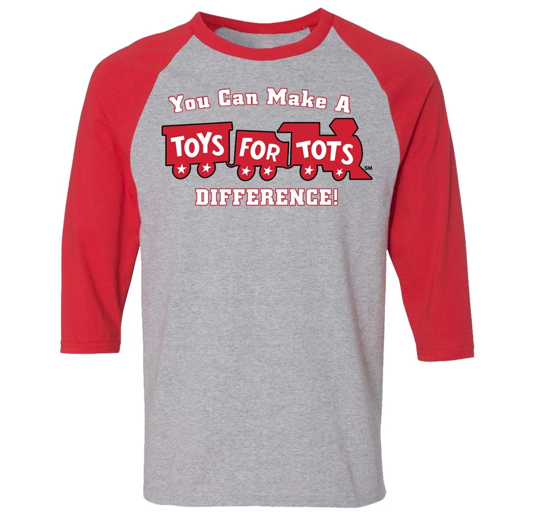 Make a Difference TFT 3/4 Raglan T-Shirt - TFT GIFT SHOP