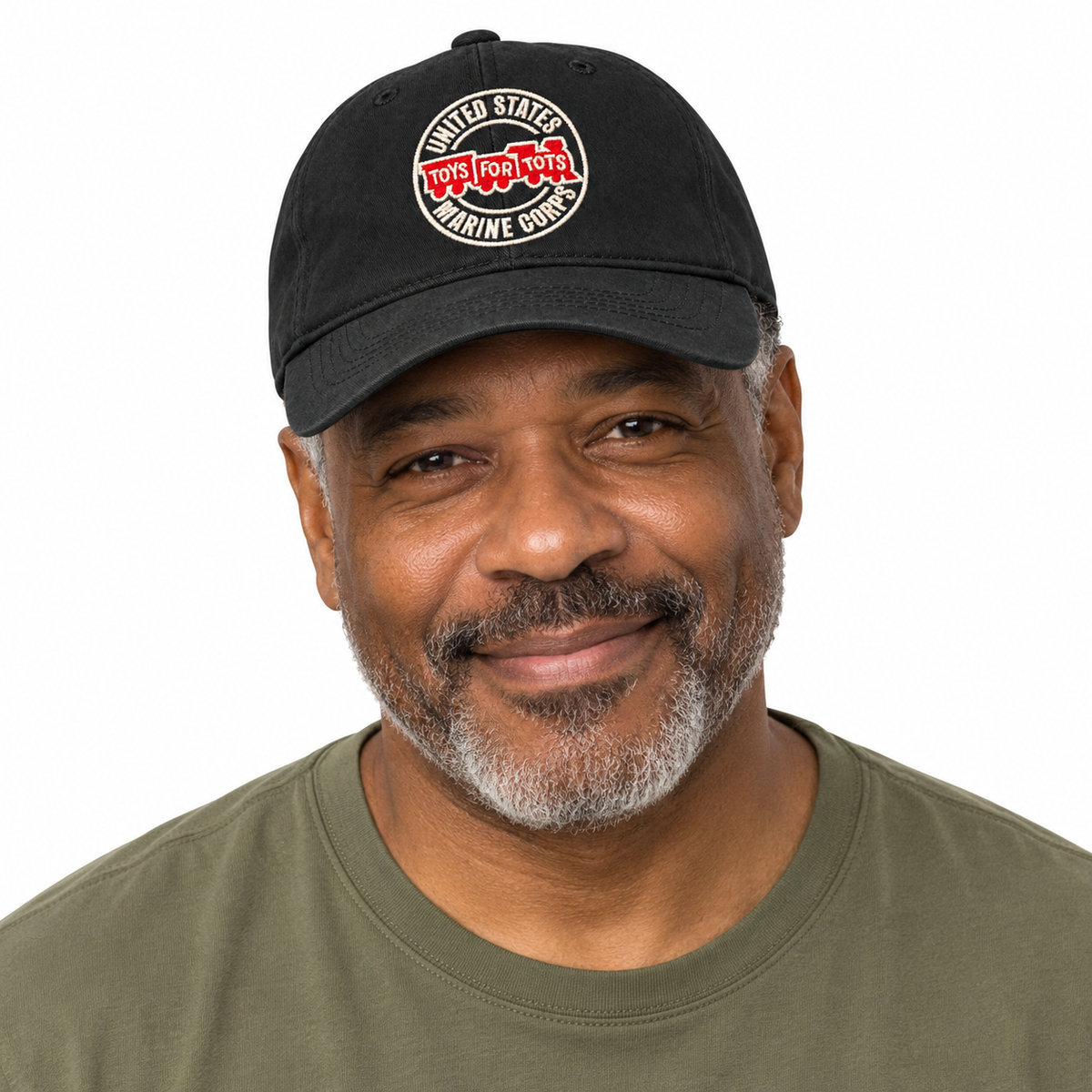 Black TFT Circle Embroidered Hat