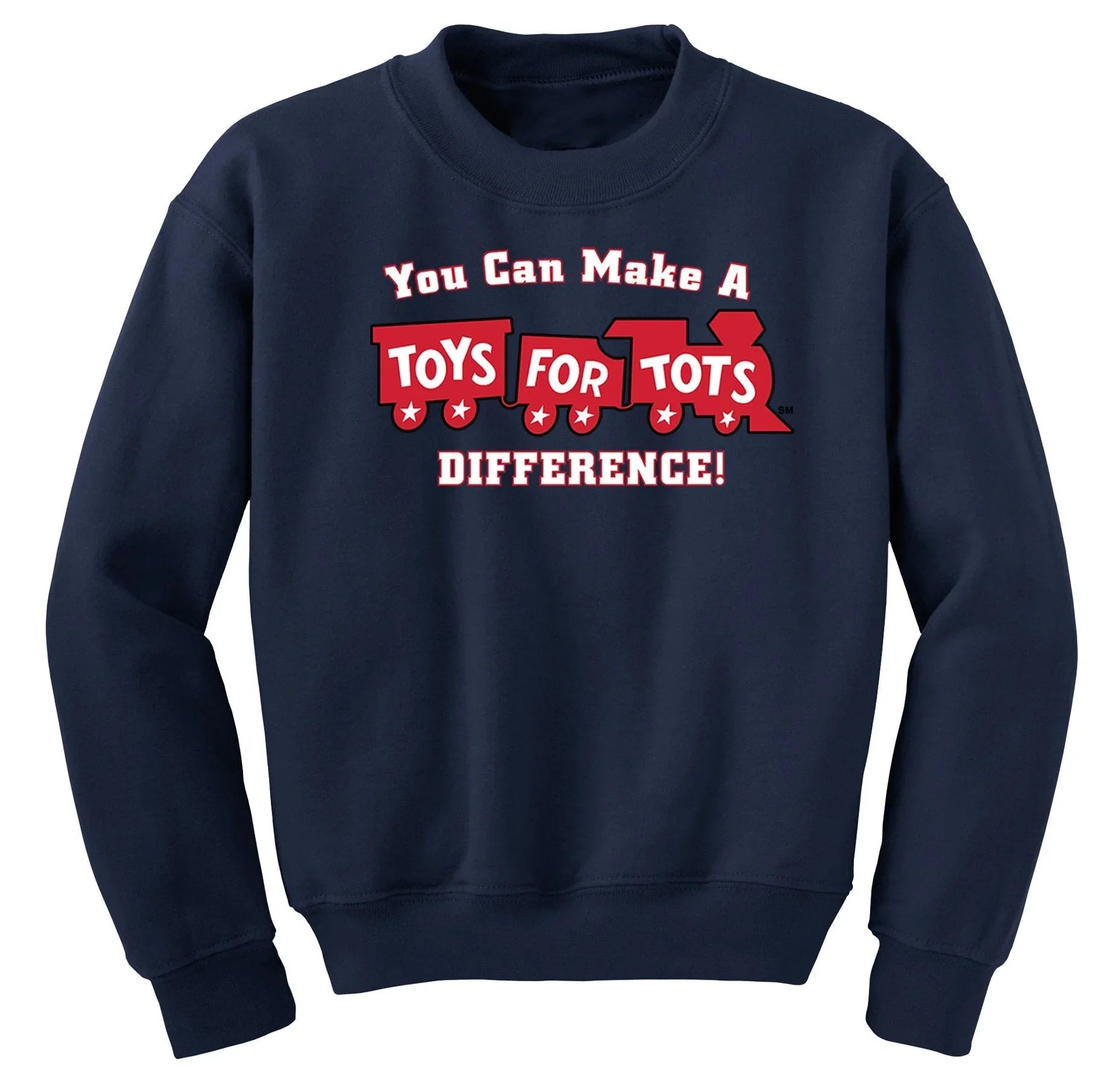 Kids Make a Difference TFT Train Sweatshirt - TFT GIFT SHOP