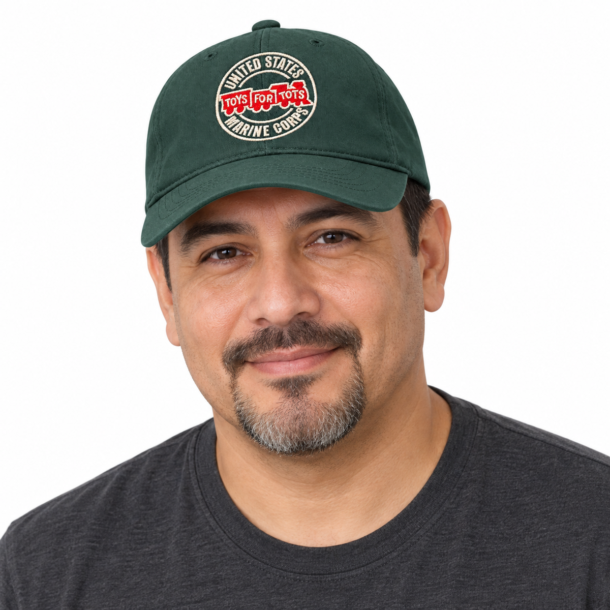 Forest Green TFT Circle Embroidered Hat