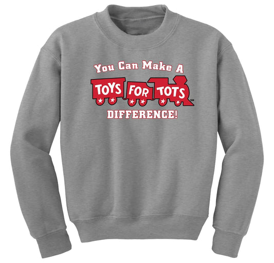 Kids Make a Difference TFT Train Sweatshirt - TFT GIFT SHOP