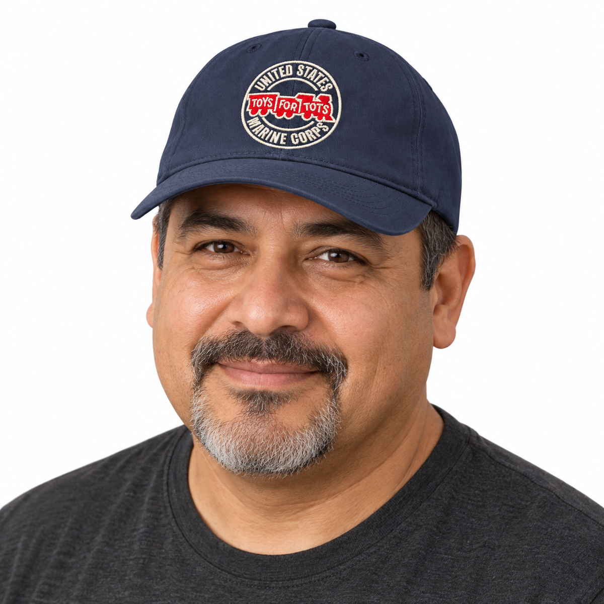 Navy TFT Circle Embroidered Hat