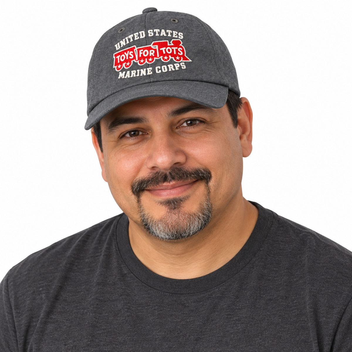 Heather Gray TFT Train Embroidered Hat