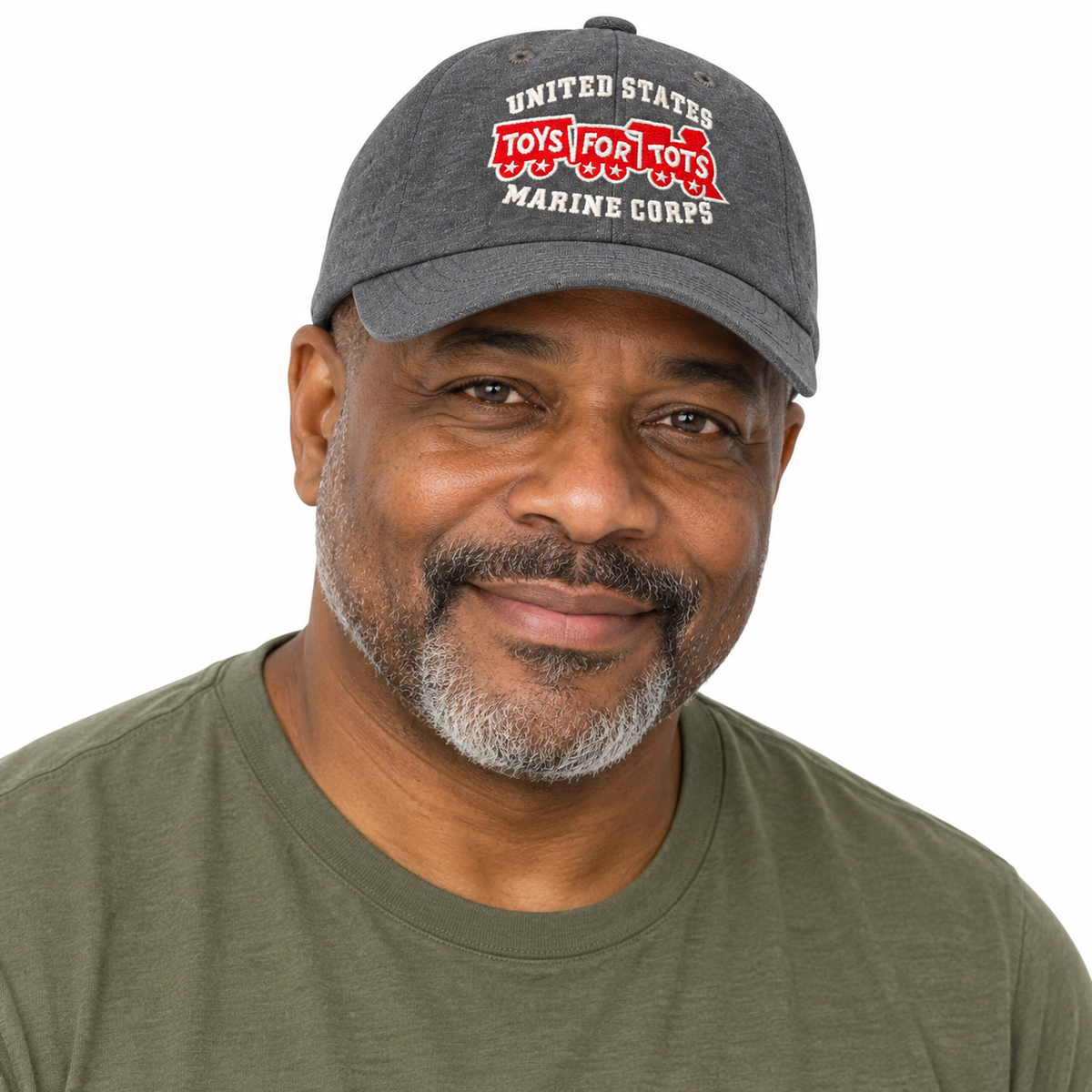 Heather Gray TFT Train Embroidered Hat
