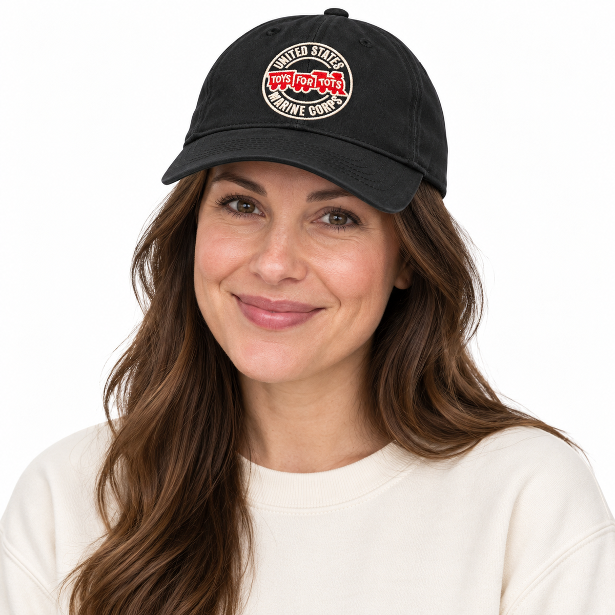 Black TFT Circle Embroidered Hat