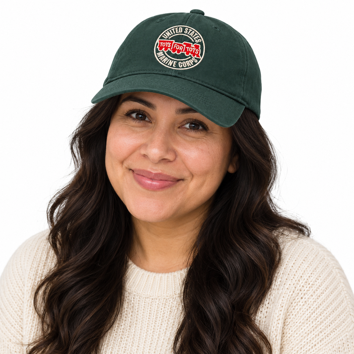 Forest Green TFT Circle Embroidered Hat