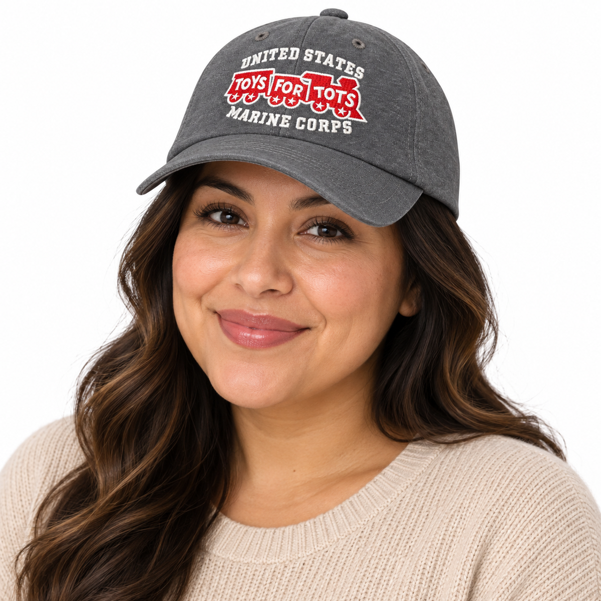 Heather Gray TFT Train Embroidered Hat