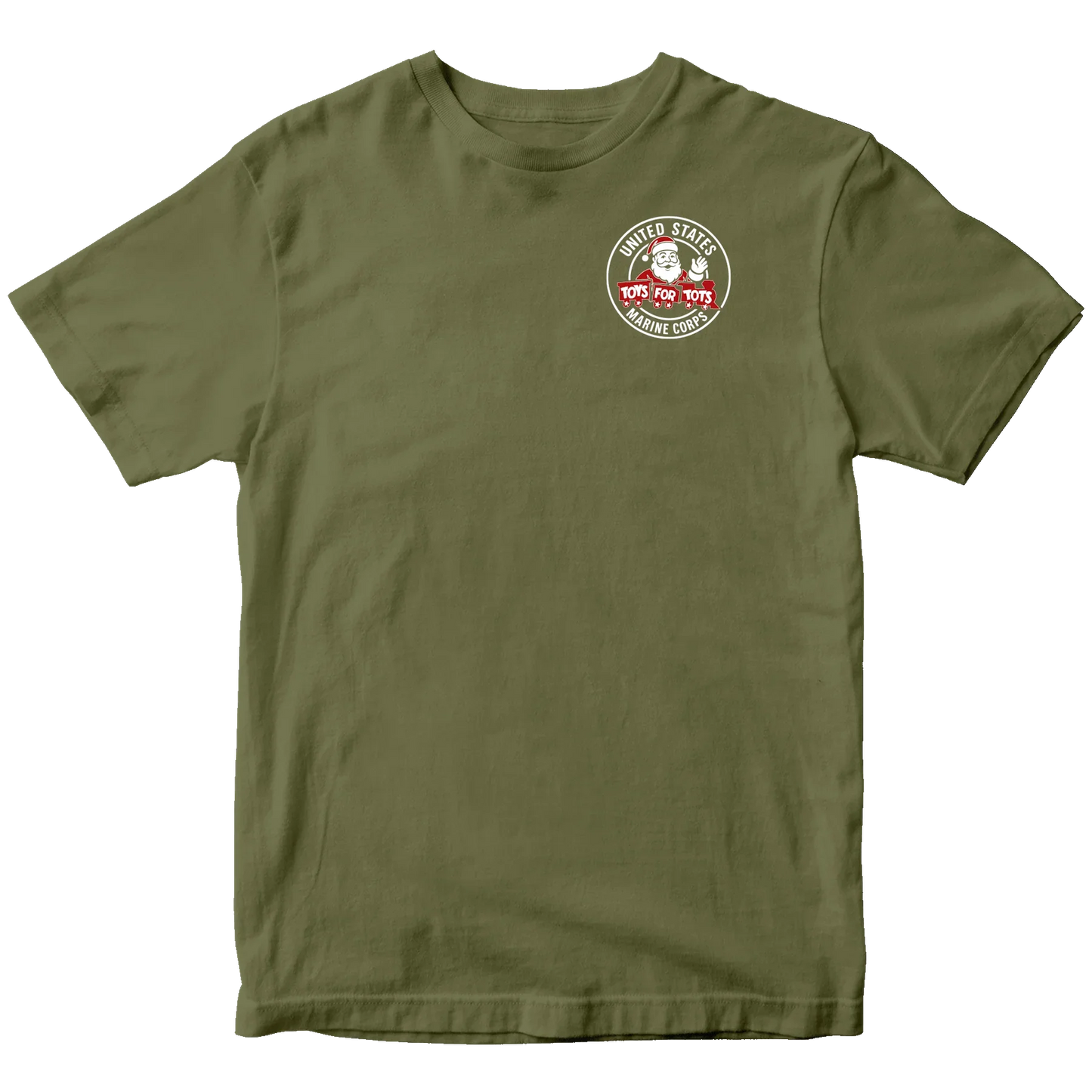 Santa Circle TFT Chest Seal T-Shirt - TFT GIFT SHOP