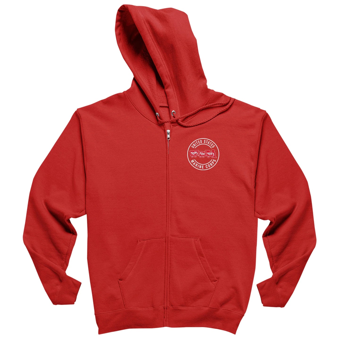 Circle TFT Chest Seal Screen Printed Full-Zip Hoodie - TFT GIFT SHOP