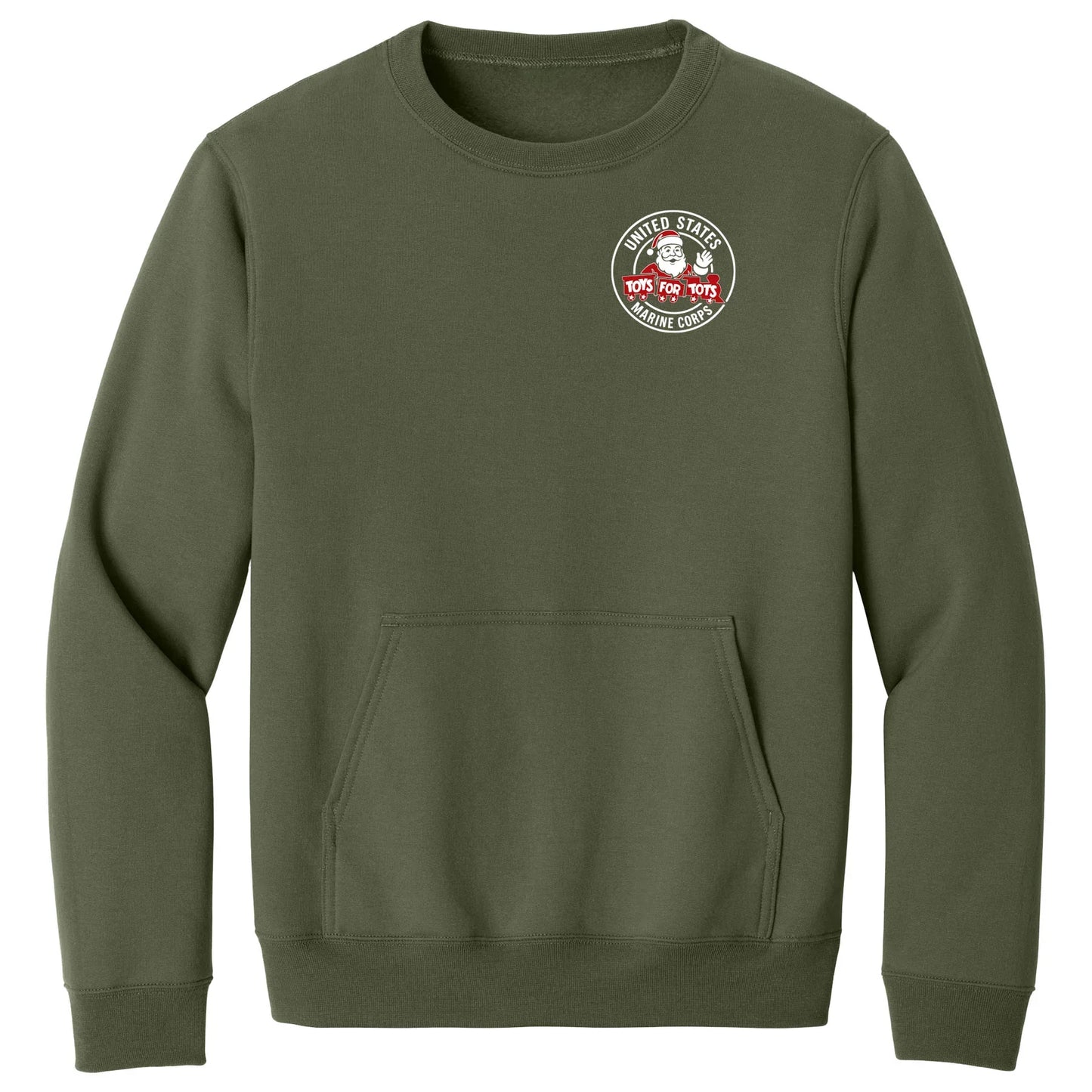 Pocket Sweatshirts with TFT Santa Chest Seal - TFT GIFT SHOP