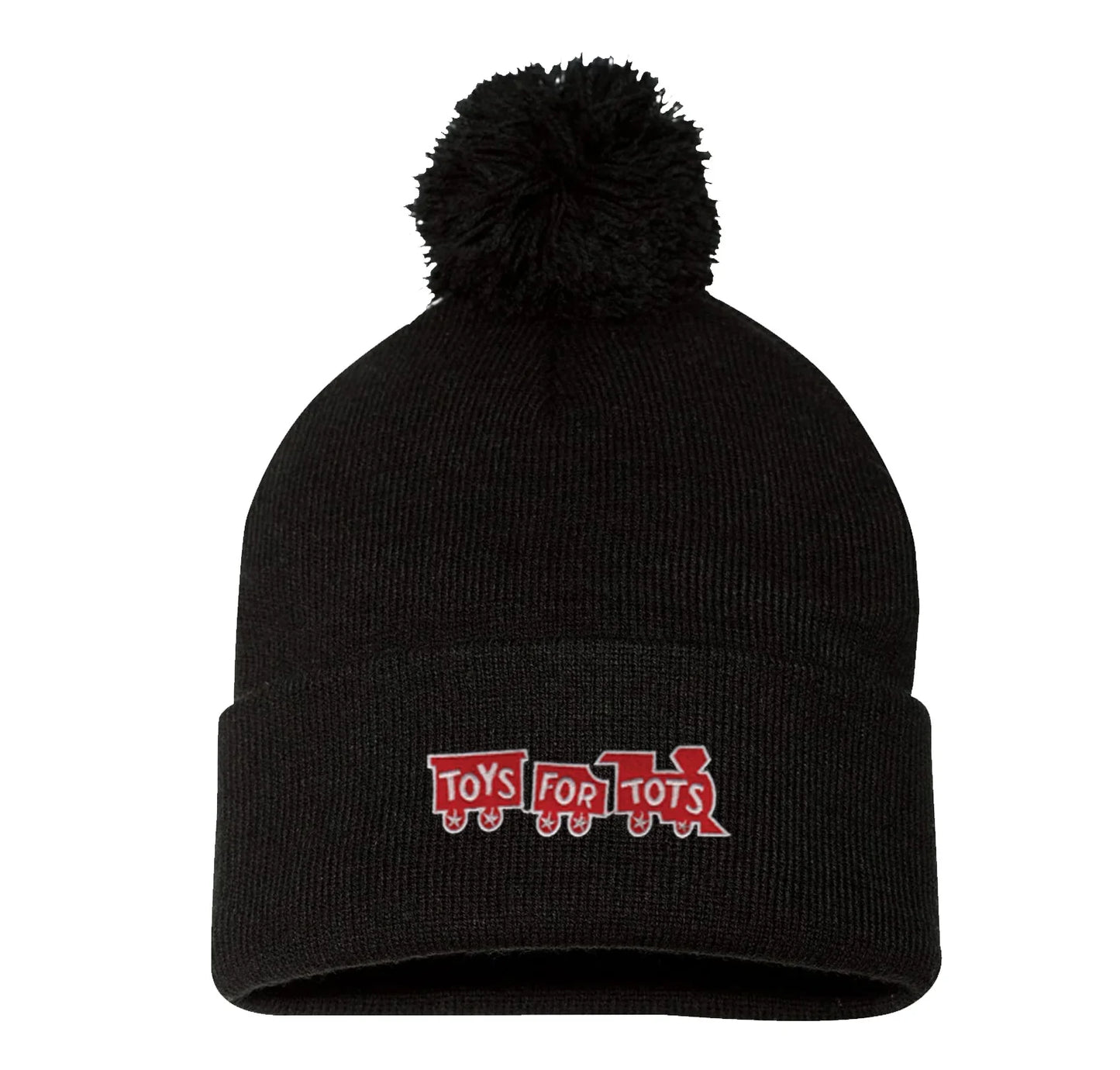 TFT Pom-Pom Embroidered Beanies - TFT GIFT SHOP