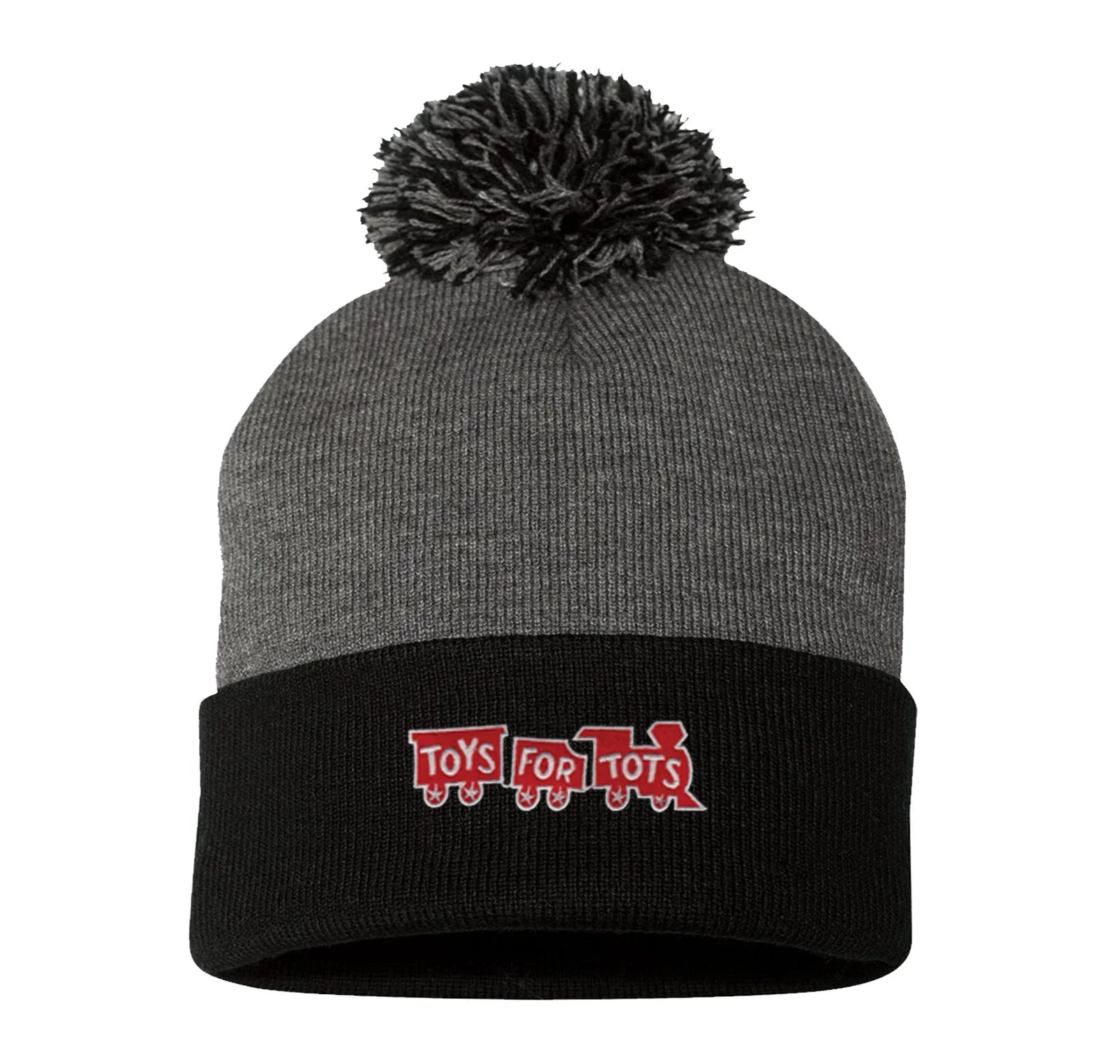 TFT Pom-Pom Embroidered Beanies - TFT GIFT SHOP