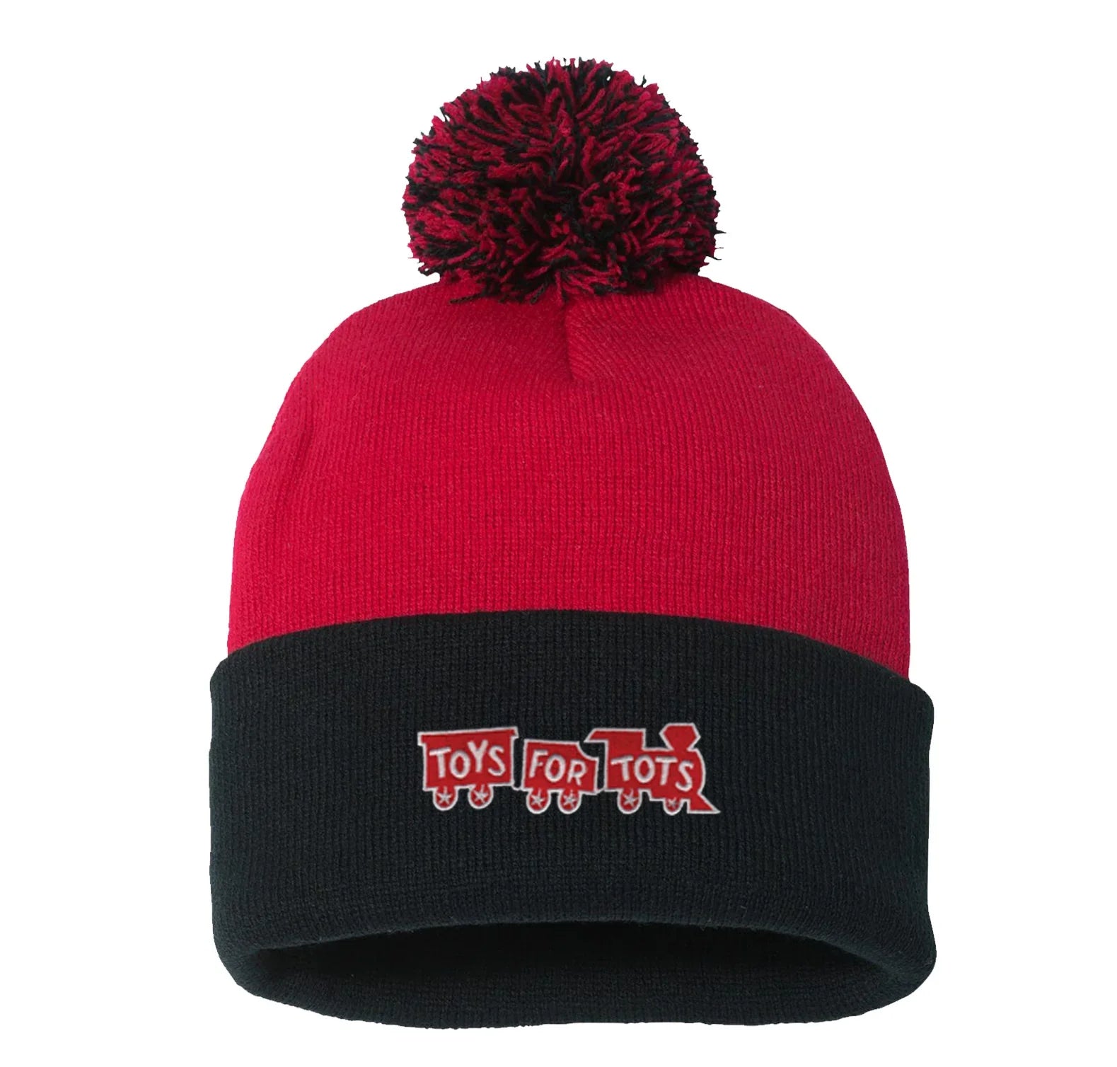 TFT Pom-Pom Embroidered Beanies - TFT GIFT SHOP