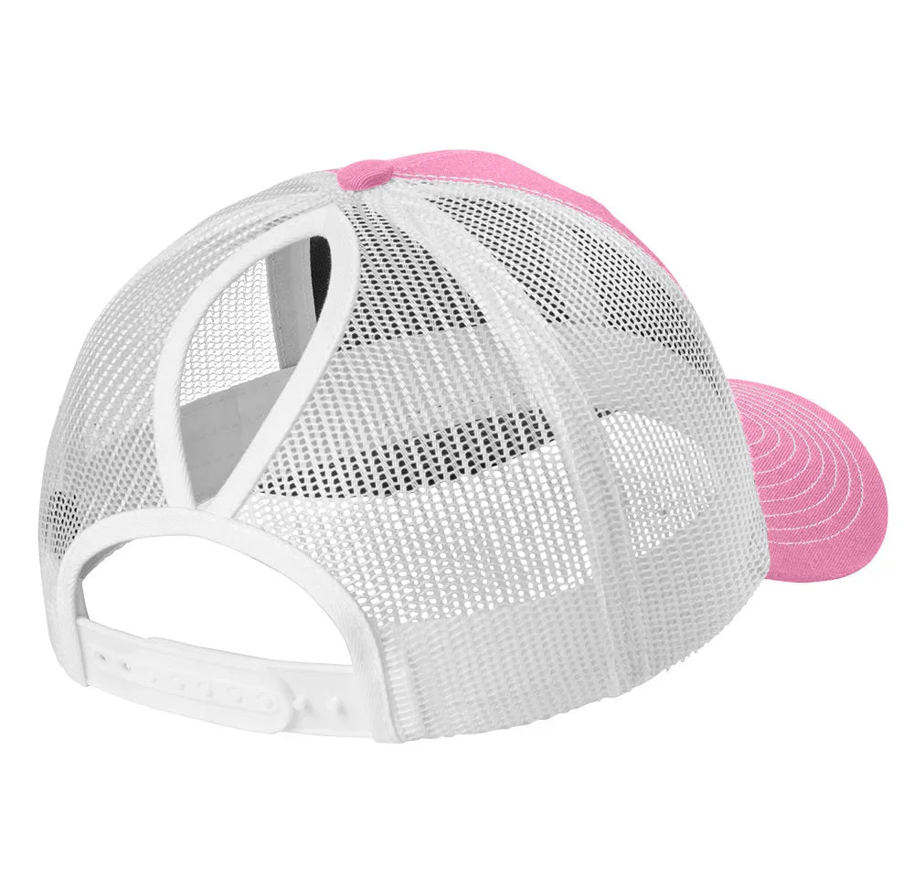 Women's Snapback Ponytail Trucker Cap - TFT GIFT SHOP
