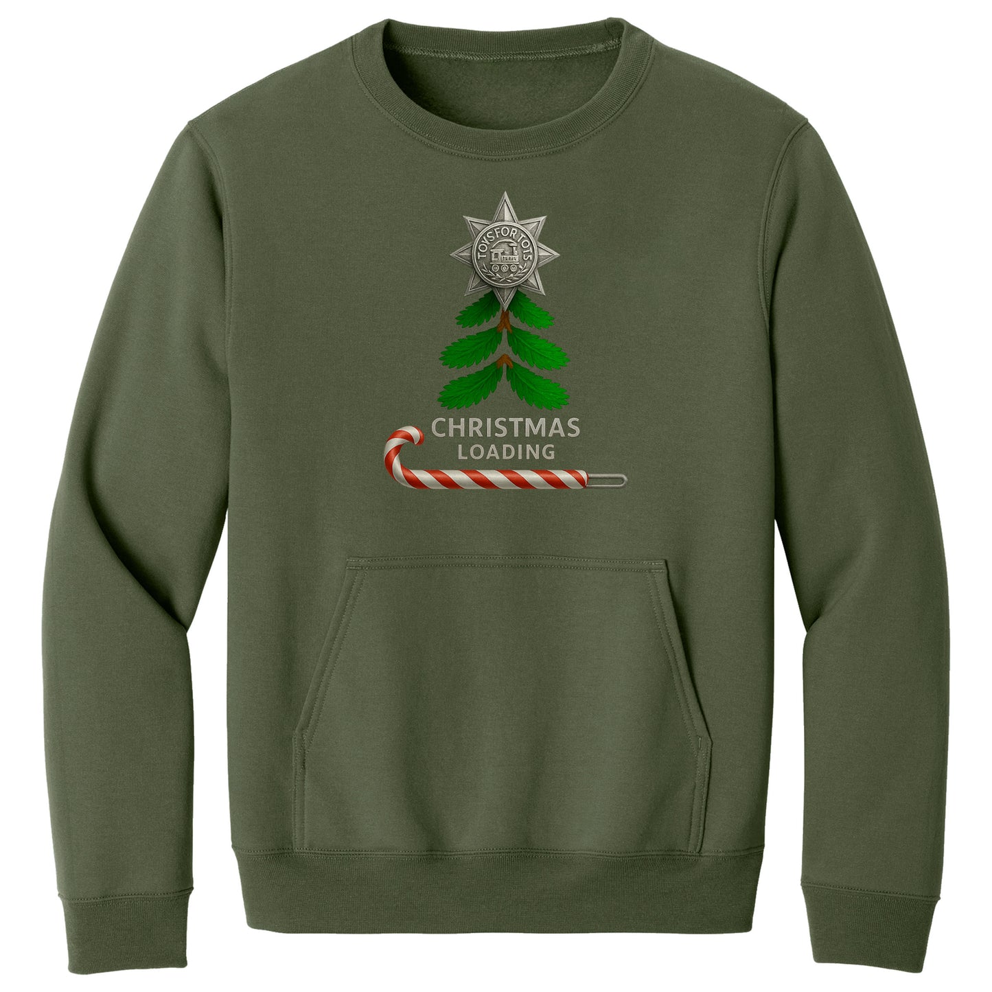Christmas Loading Pocket Sweatshirt