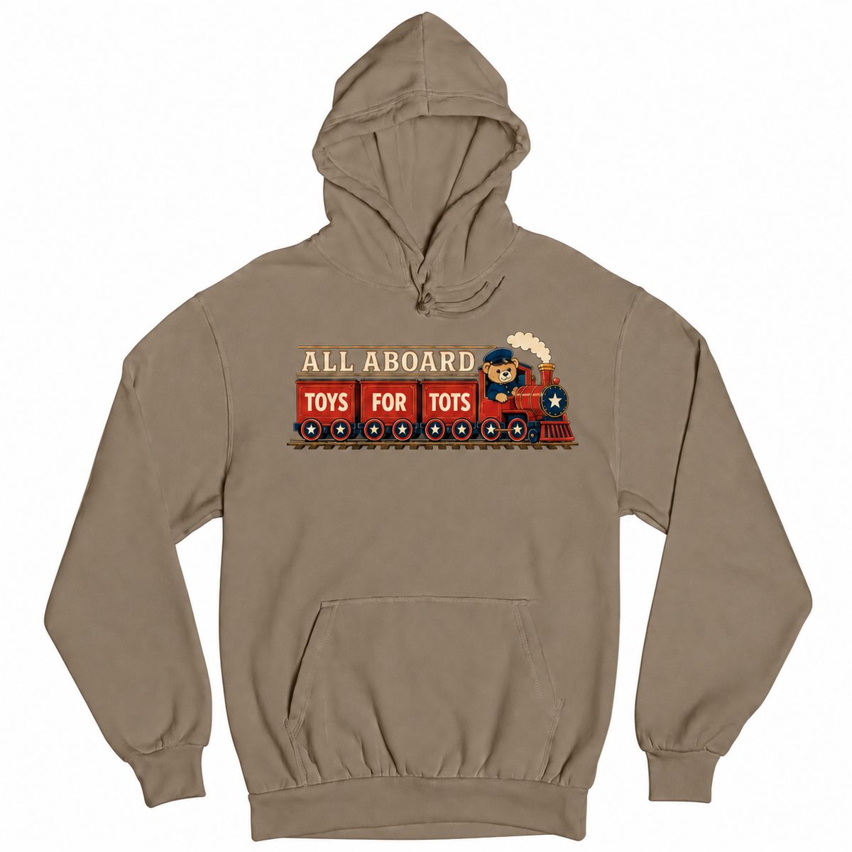 All Aboard Hoodie - Chocolate