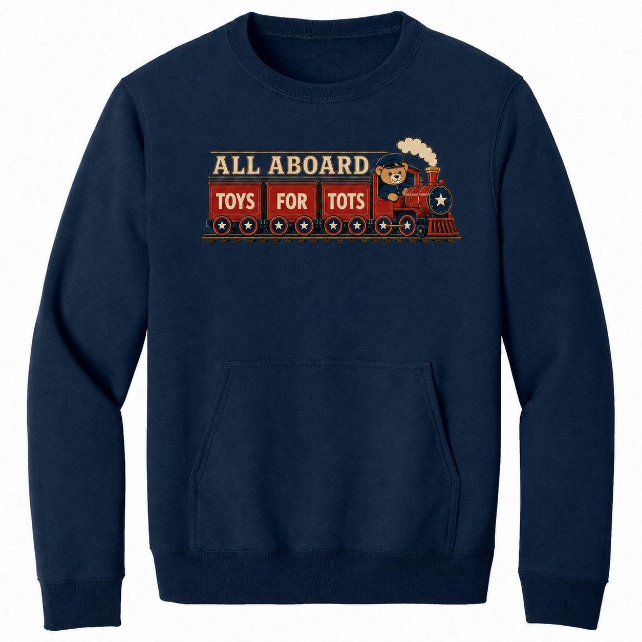 All Aboard Pocket Sweatshirt - Navy