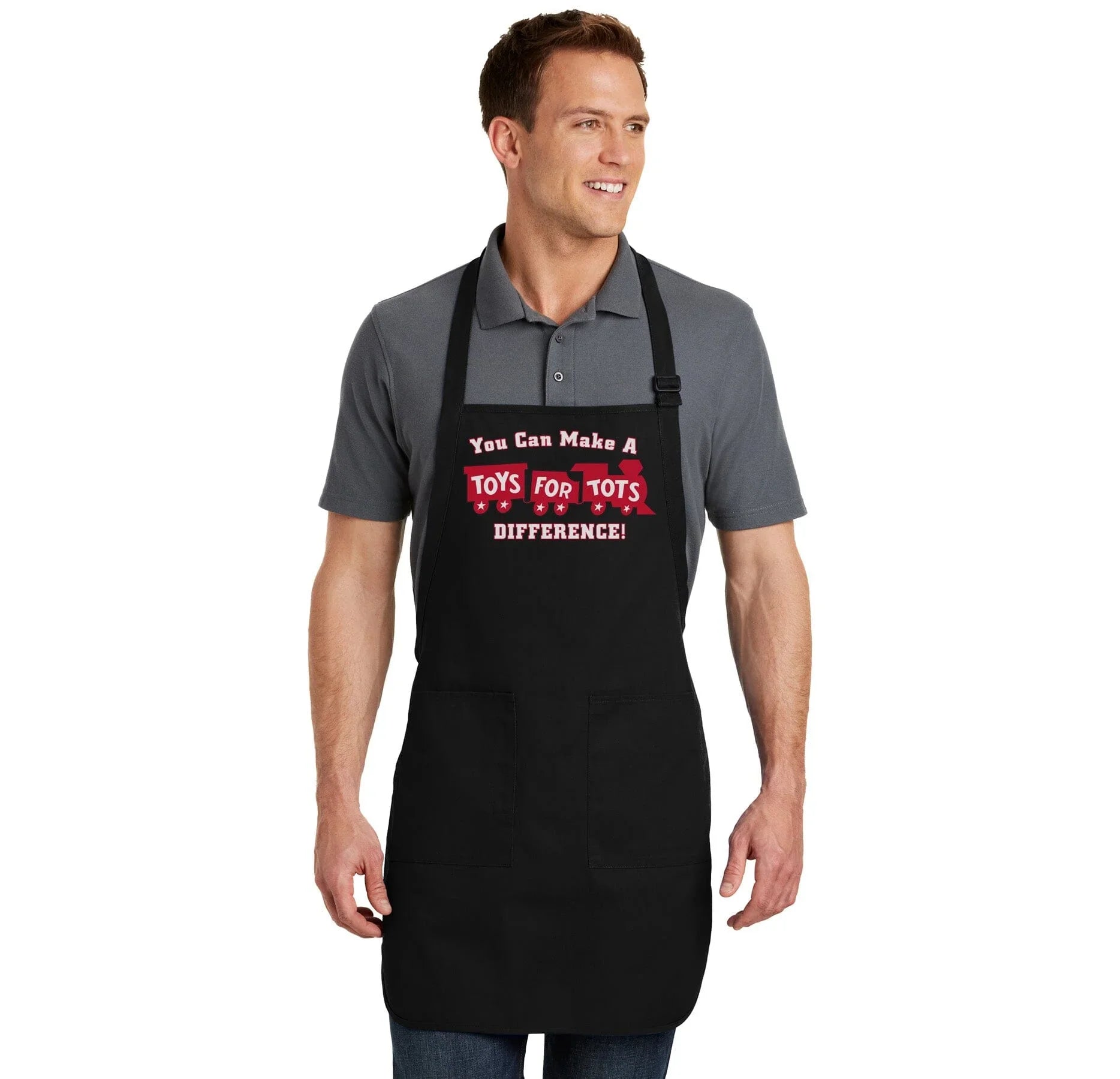 TFT Adjustable Apron with Pockets - TFT GIFT SHOP