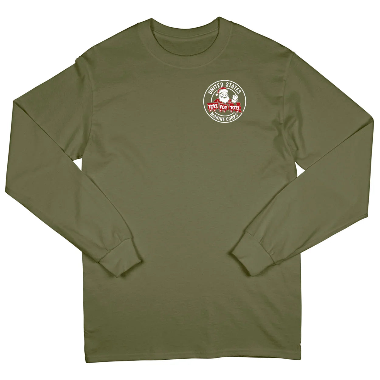 Santa Circle TFT Chest Seal Long Sleeve - TFT GIFT SHOP