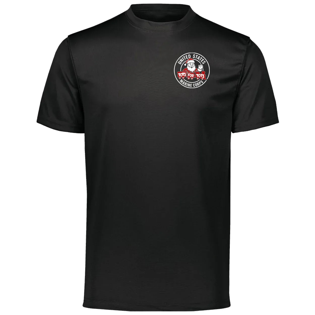 Santa Circle TFT Chest Seal Dri-Fit Performance T-Shirt - TFT GIFT SHOP