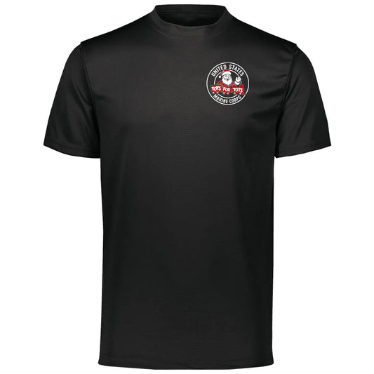 Santa Circle TFT Chest Seal Dri-Fit Performance T-Shirt - TFT GIFT SHOP