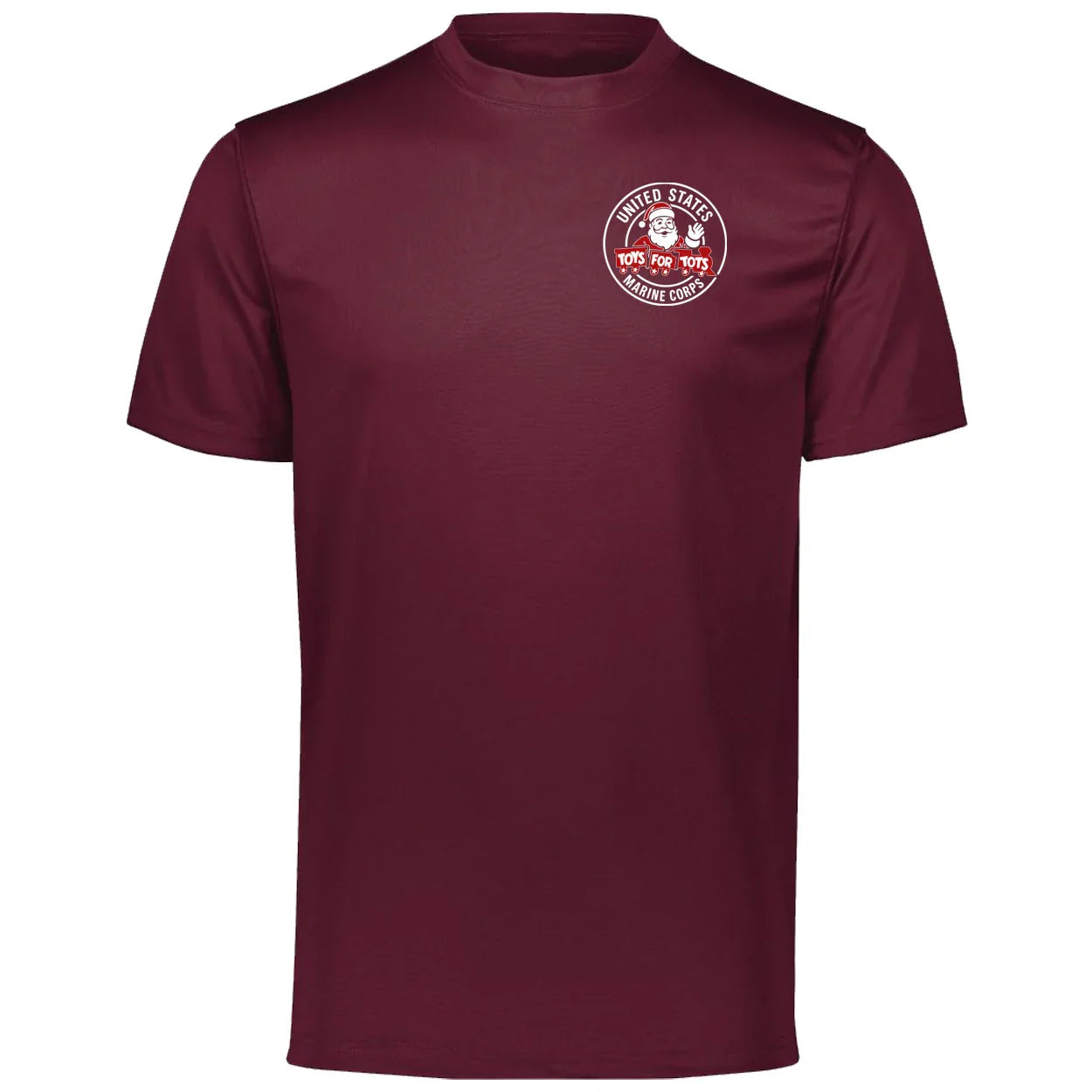 Santa Circle TFT Chest Seal Dri-Fit Performance T-Shirt - TFT GIFT SHOP