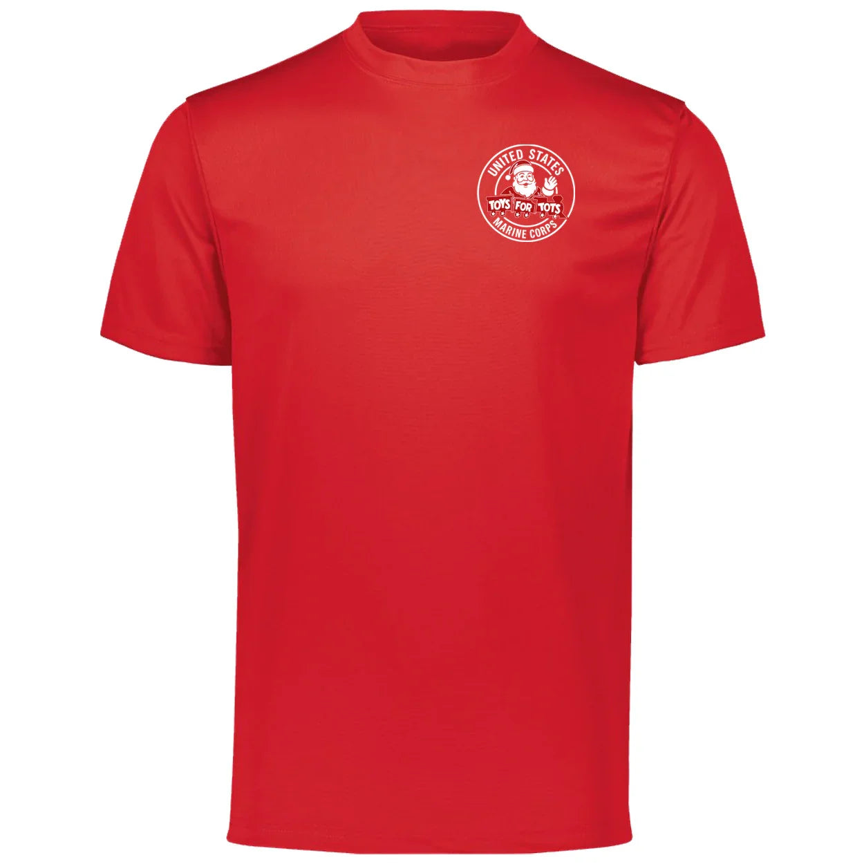 Santa Circle TFT Chest Seal Dri-Fit Performance T-Shirt - TFT GIFT SHOP