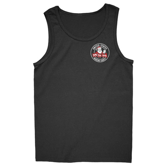 Circle Santa Chest Seal TFT Tank Top - TFT GIFT SHOP