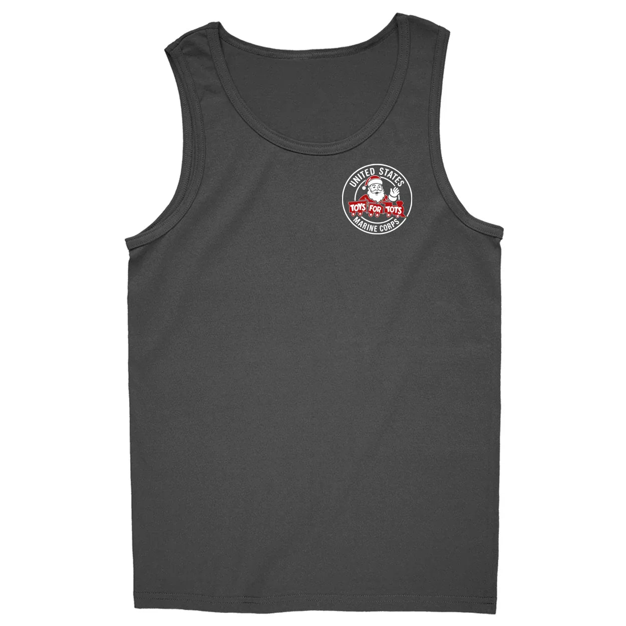 Circle Santa Chest Seal TFT Tank Top - TFT GIFT SHOP