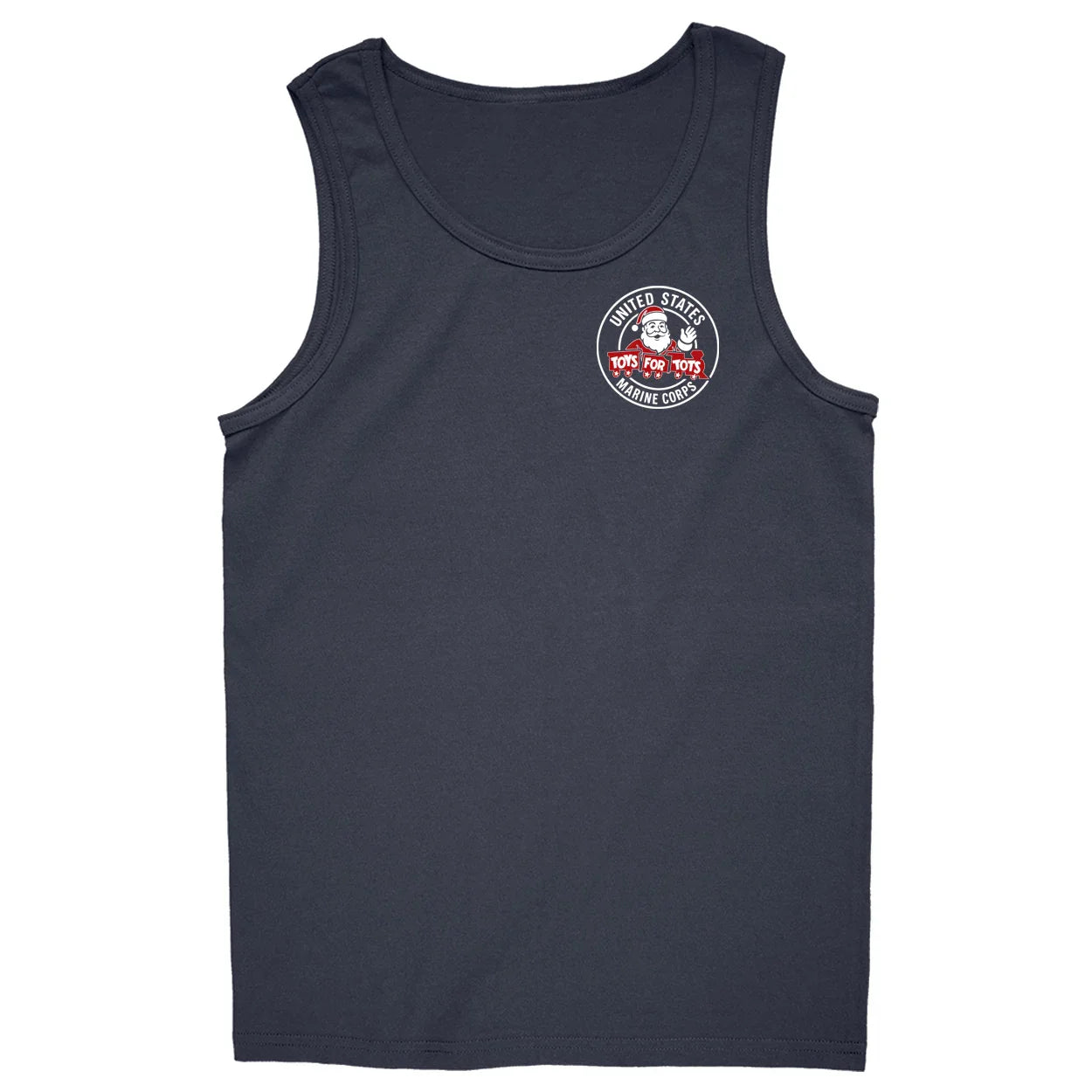 Circle Santa Chest Seal TFT Tank Top - TFT GIFT SHOP