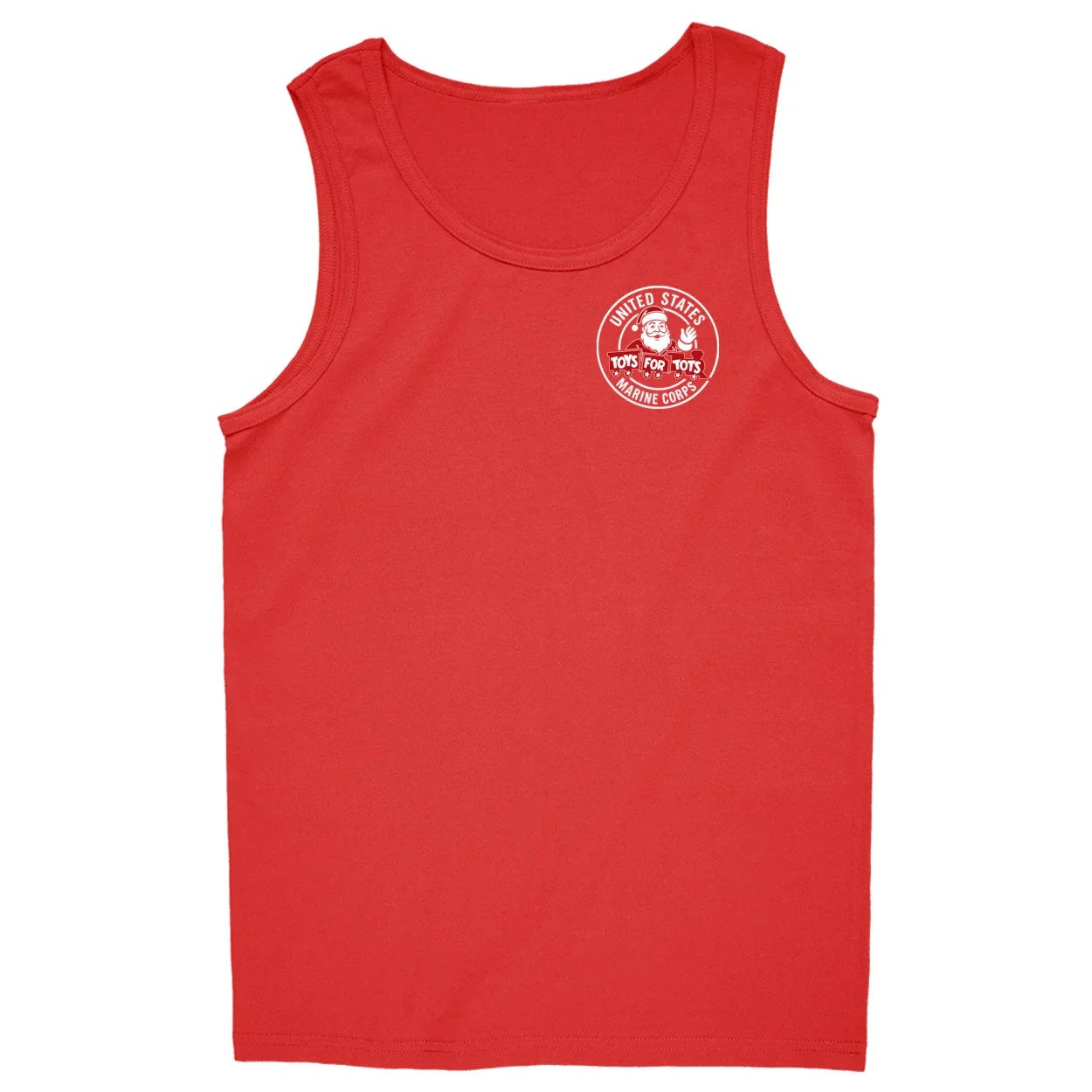 Circle Santa Chest Seal TFT Tank Top - TFT GIFT SHOP
