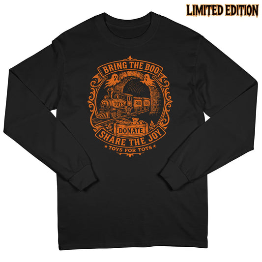 LIMITED EDITION BOO HALLOWEEN LS - Black