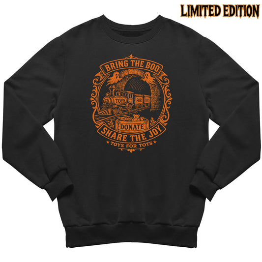 LIMITED EDITION BOO HALLOWEEN SWEATSHIRT - Black