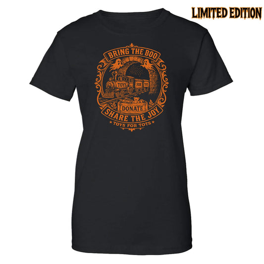 LIMITED EDITION BOO HALLOWEEN WOMENS - BLACK
