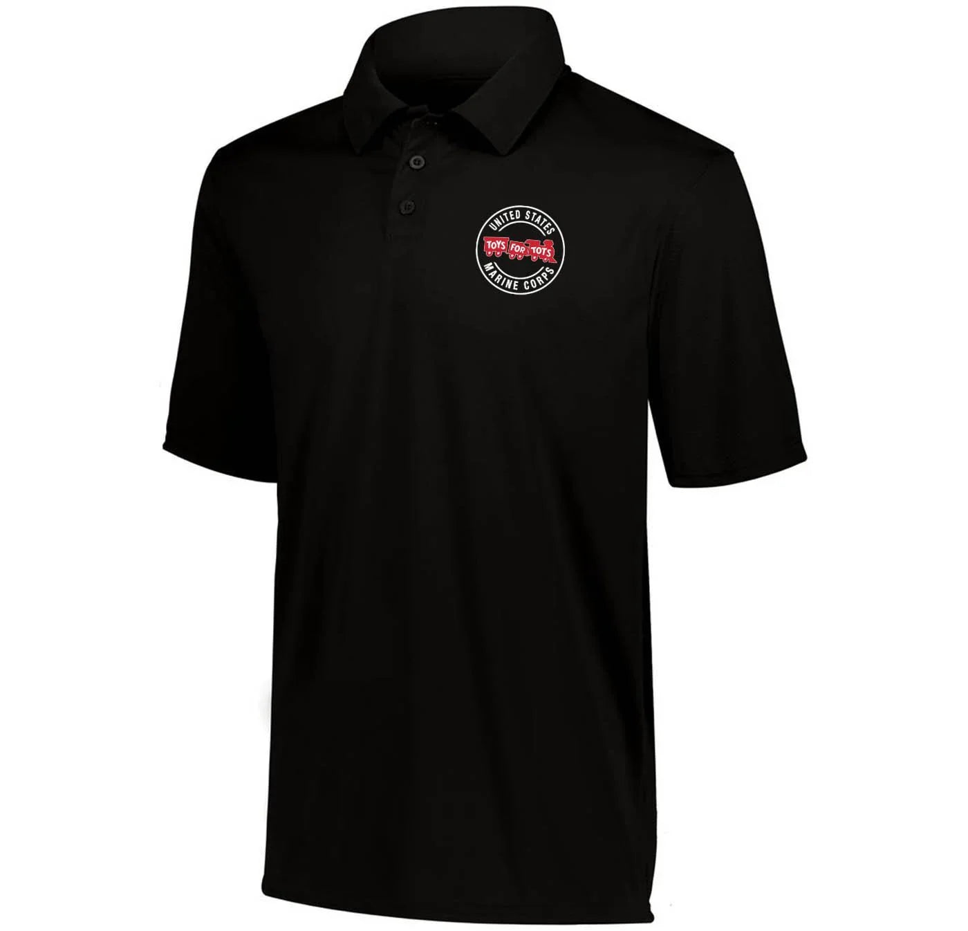 Circle TFT Chest Seal Screen-Printed Dri-Fit Performance Polo - TFT GIFT SHOP