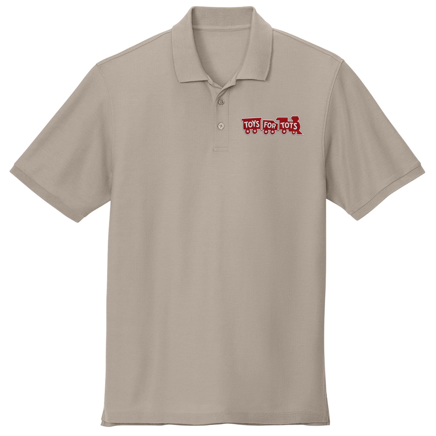 TFT Train Embroidered Pique Polo