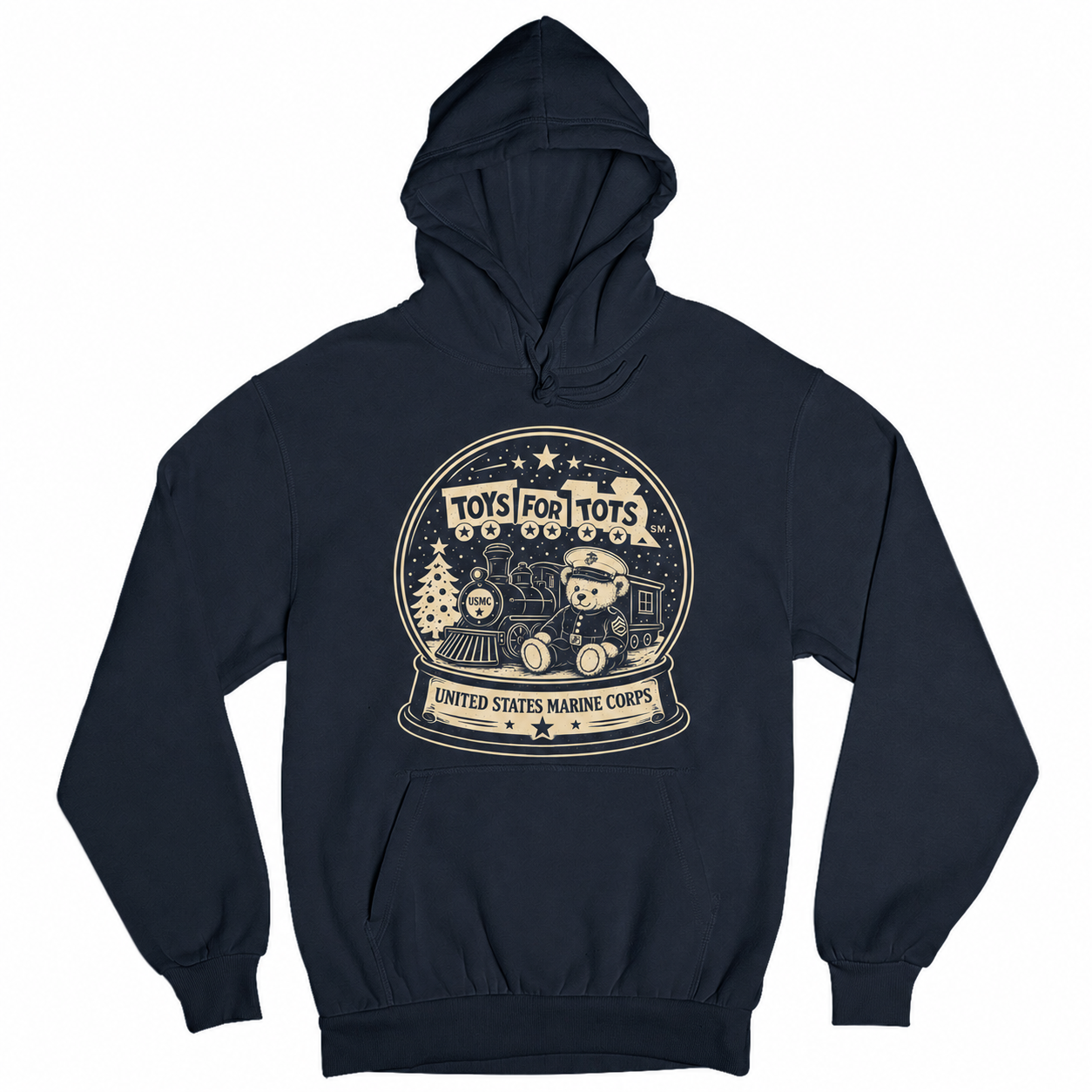 TFT SNOW GLOBE HOODIE hoodie - navy