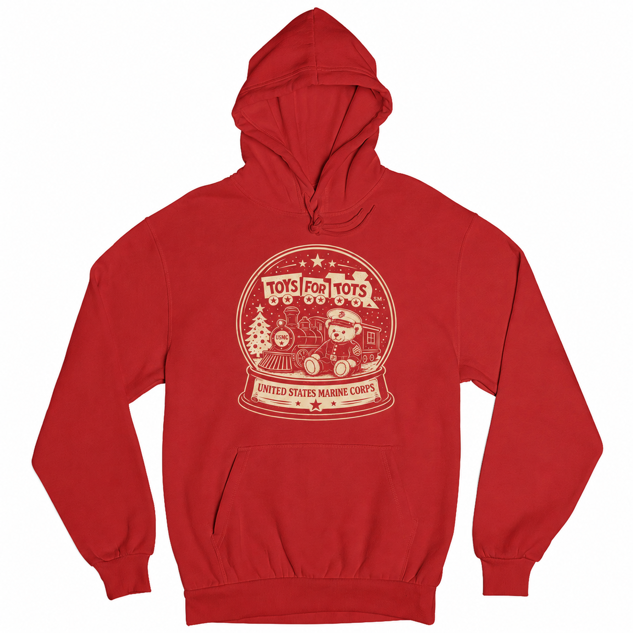 TFT SNOW GLOBE HOODIE hoodie - red