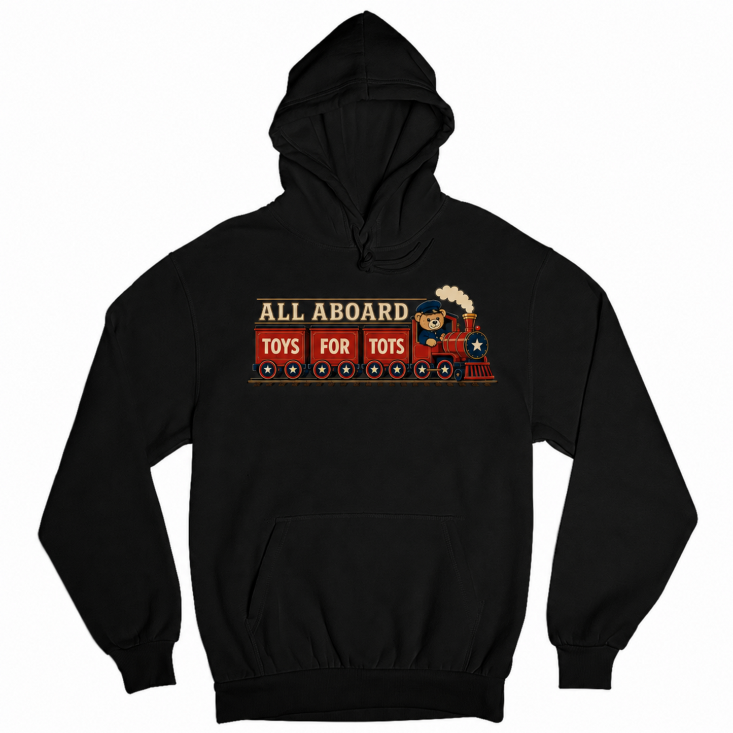 TFT ALL ABOARD HOODIE - BLACK