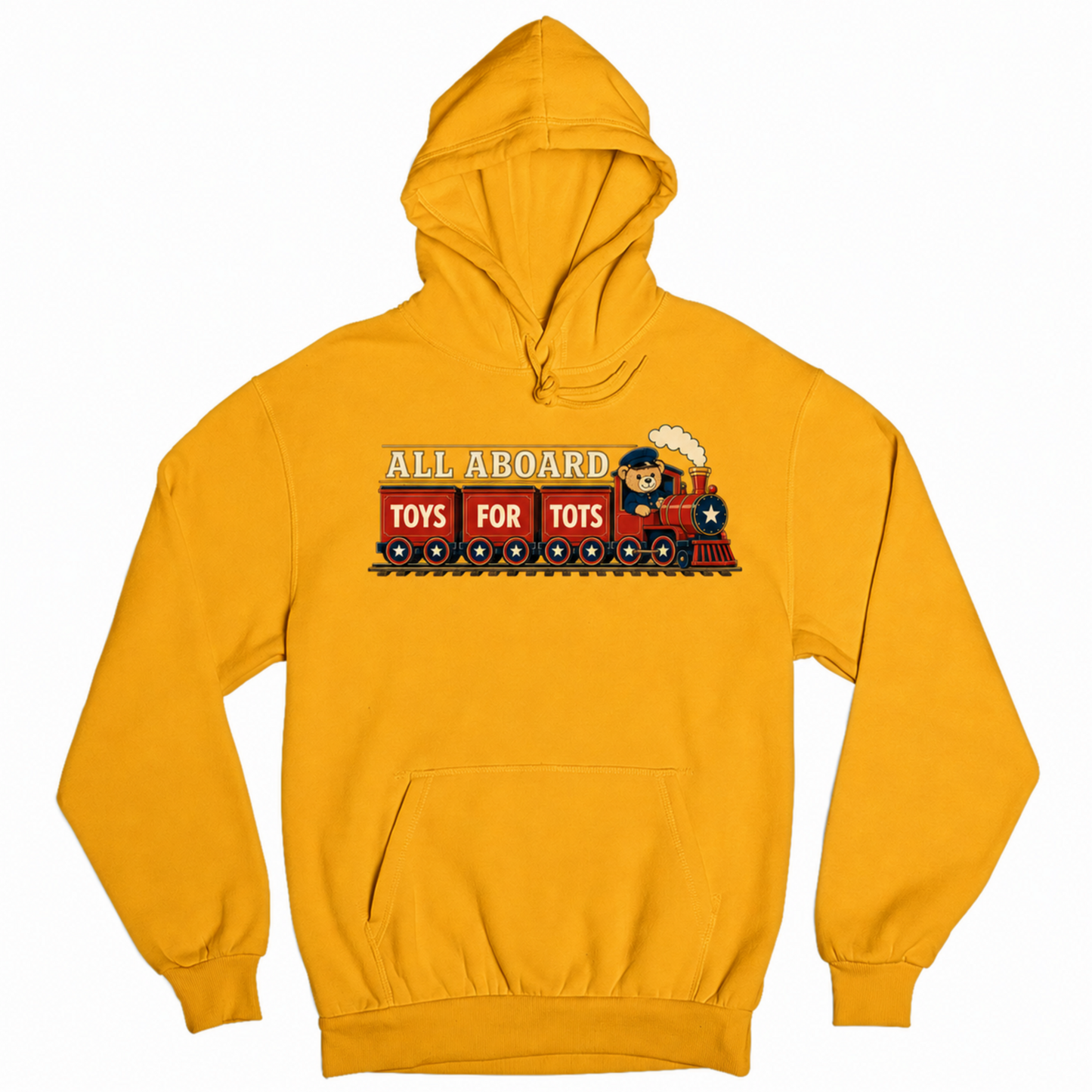 TFT ALL ABOARD HOODIE - GOLD