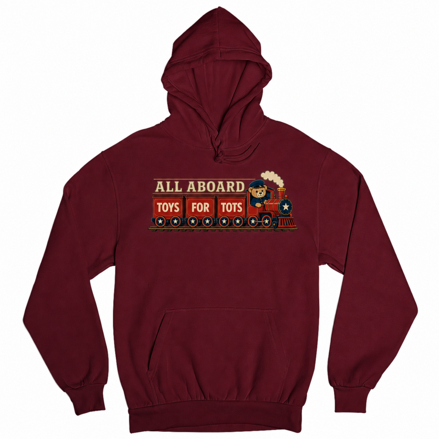 TFT ALL ABOARD HOODIE - MAROON