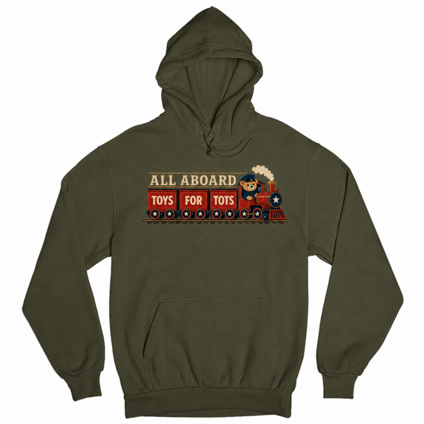 TFT ALL ABOARD HOODIE - MILITARY GREEN