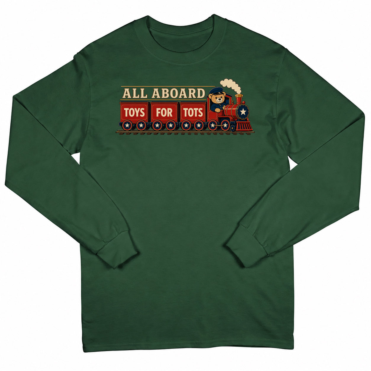 TFT ALL ABOARD LONG SLEEVE - Forest Green