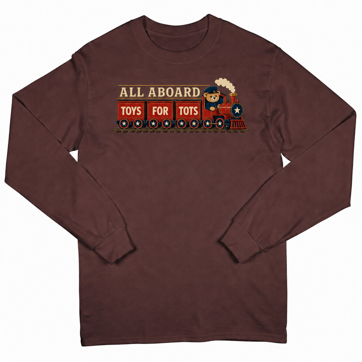 TFT ALL ABOARD LONG SLEEVE - Maroon