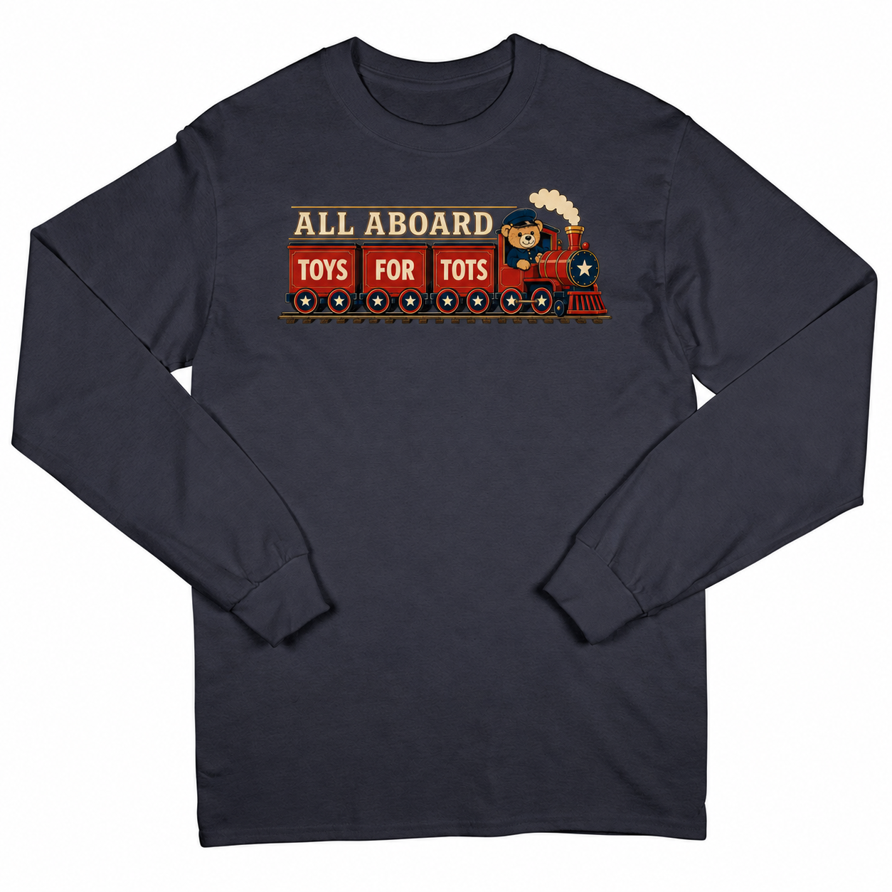 TFT ALL ABOARD LONG SLEEVE - Navy